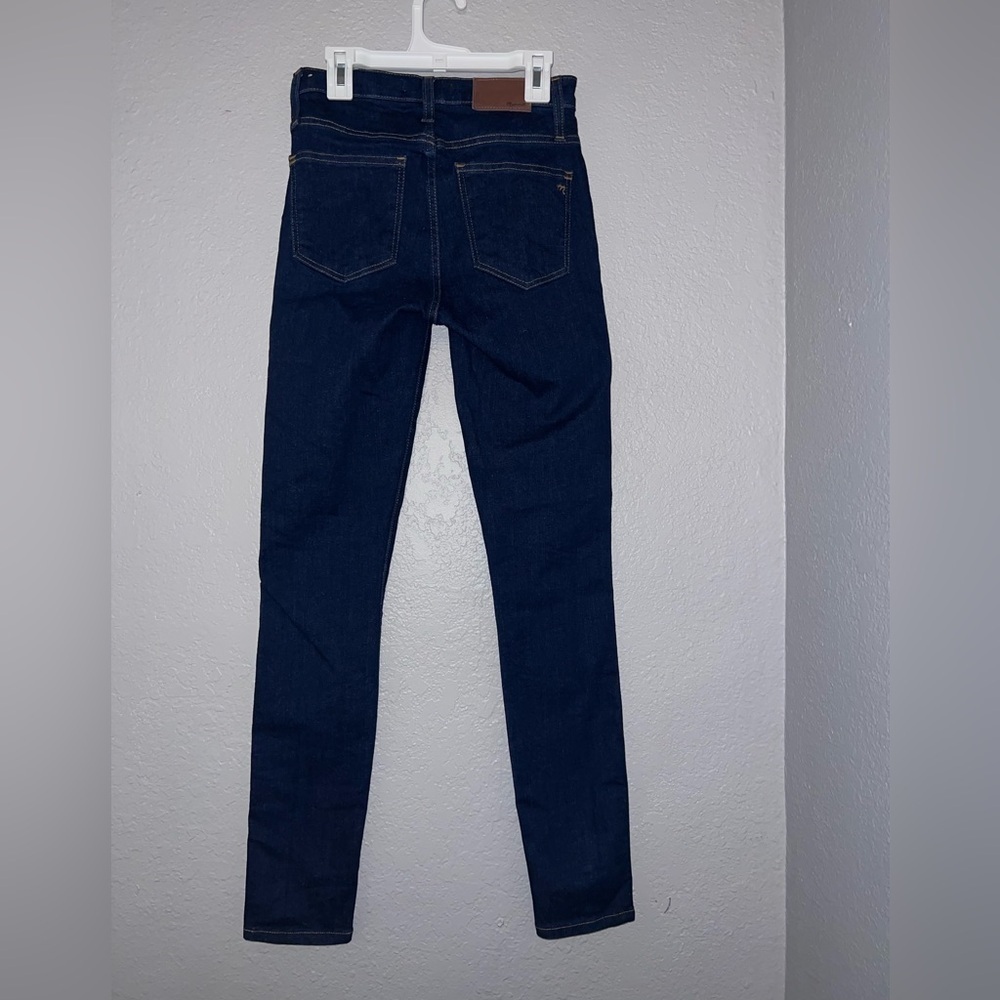 Madewell Women 10" High Rise Skinny Jeans Dark Wash